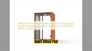 Soundproof Pod Office Focus Quiet Space